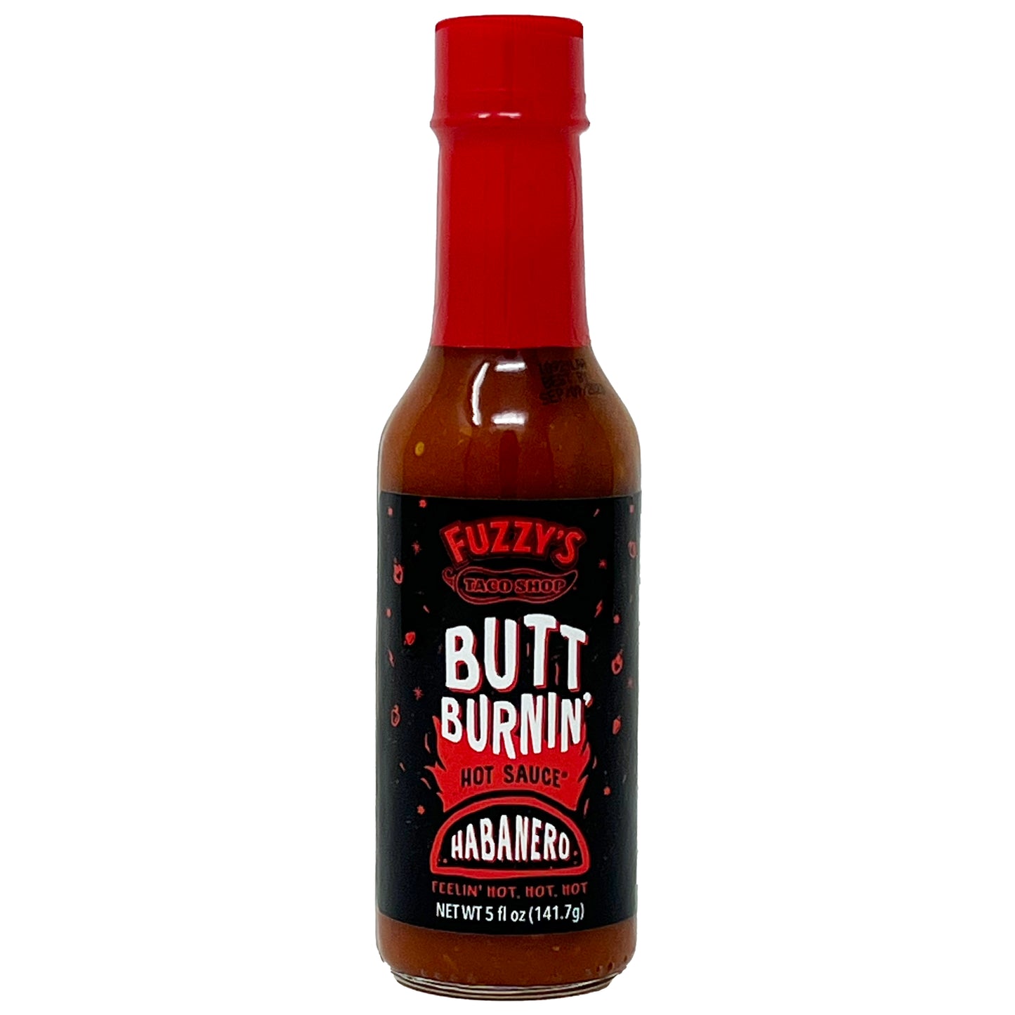 FUZZY'S BUTT BURNIN' HOT SAUCE - HABANERO